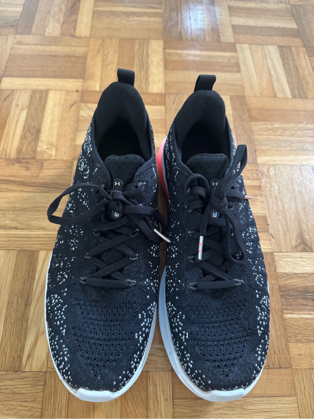 Under Armour Black Sneakers with White Speckle